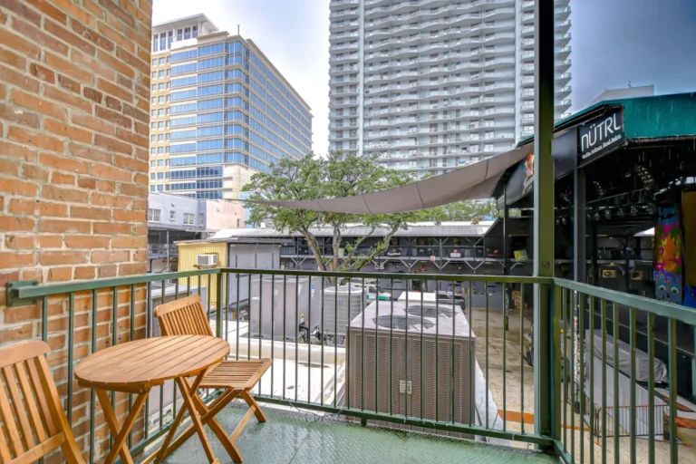 downtown loft balcony rental St Petersburg Fl