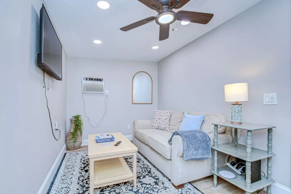 lady palm mid term rental living room