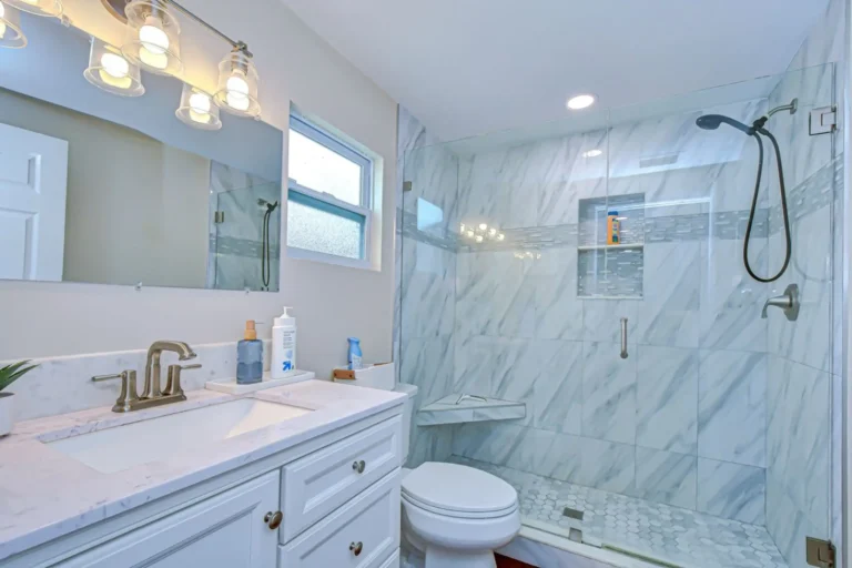 garden house mid term rental bathroom